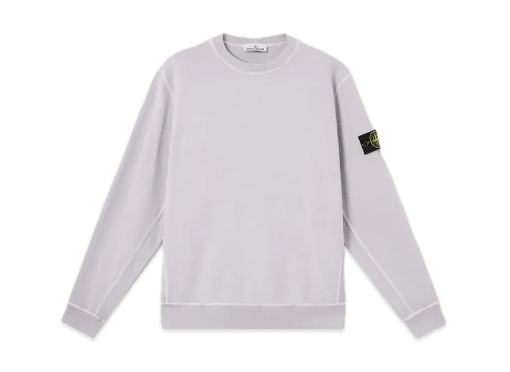Stone Island 6100020 MALFIL FLEECE 'OLD' EFFECT  "Lilac"