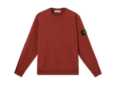 Stone Island 6100020 MALFIL FLEECE 'OLD' EFFECT "Copper"