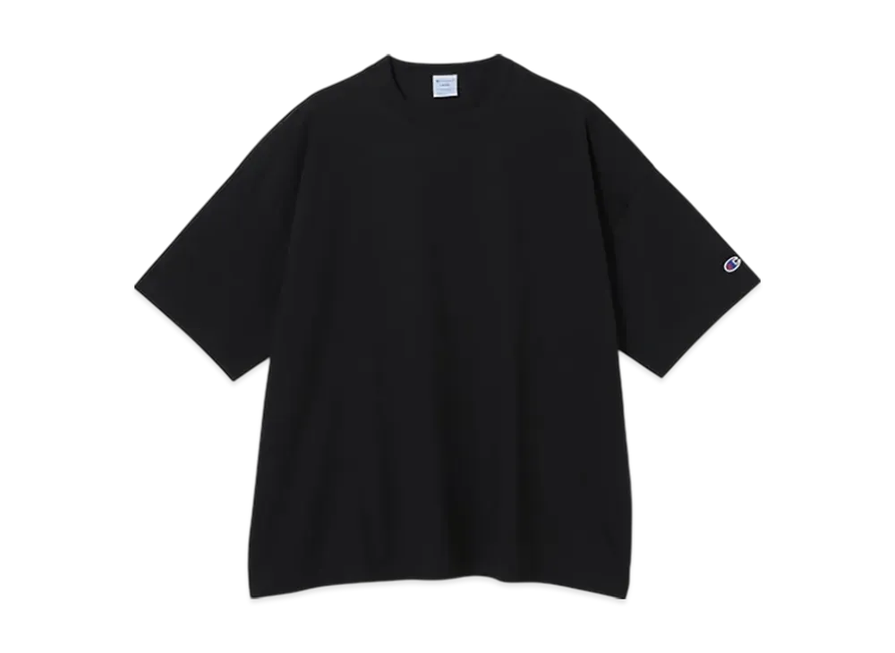 BEAMS x Champion by MIN-NANO Solid Tee "Black"