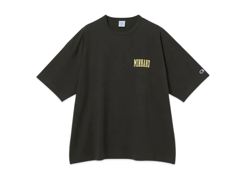 BEAMS x Champion by MIN-NANO Print Tee "Sumikuro"
