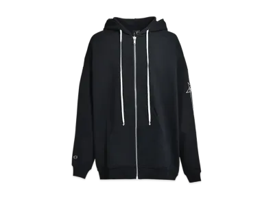 RICK OWENS x Champion Jumbo Jason's Hoodie "Black"