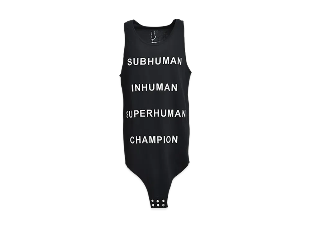 RICK OWENS x Champion Basketball Tank "Black"