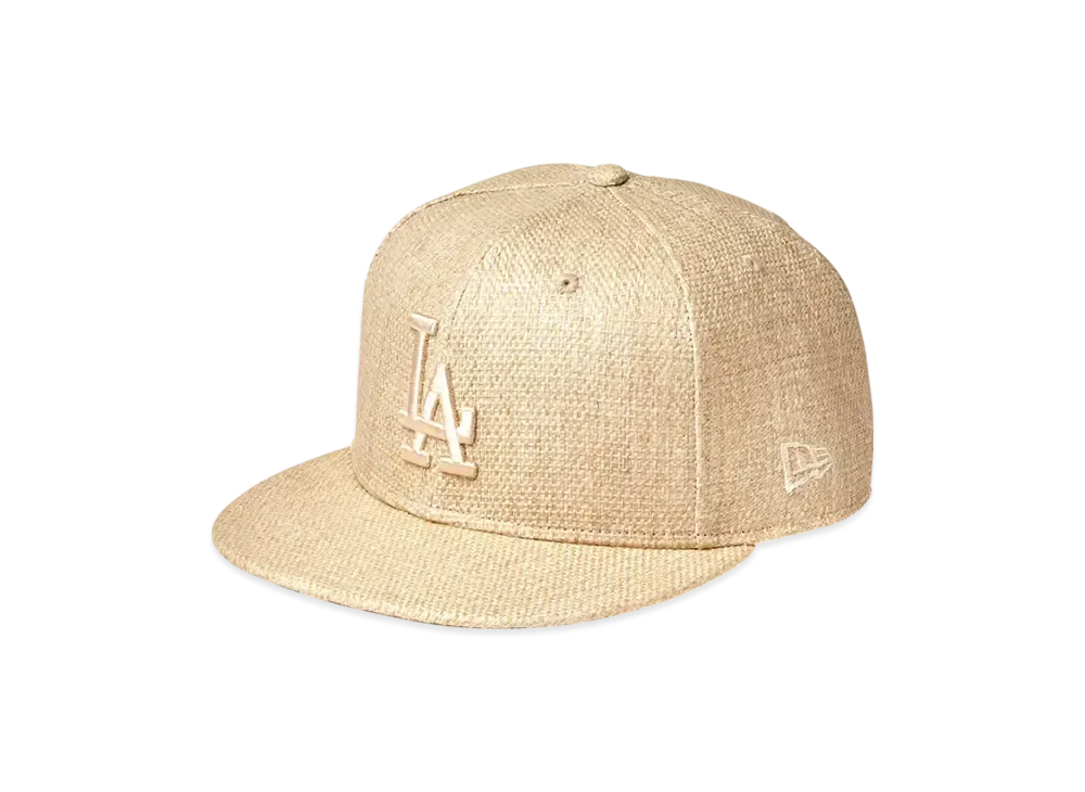 NEW ERA Golf 9Fifty Paper Los Angeles Dodgers "Beige"