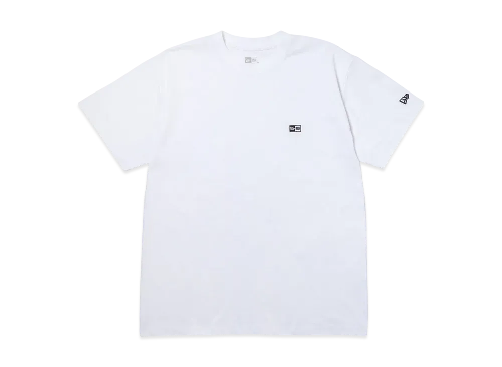 NEW ERA Short Sleeve Cotton T-Shirt Box Logo Mini Regular Fit "White"