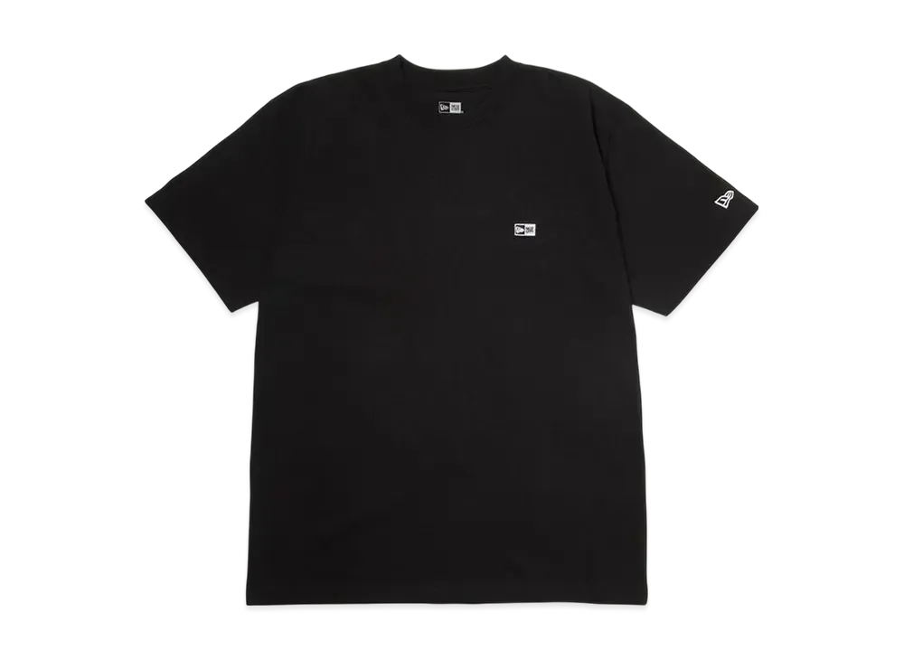 NEW ERA Short Sleeve Cotton T-Shirt Box Logo Mini Regular Fit "Black"