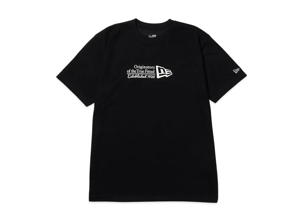 ニューエラ 半袖 パフォーマンス Tシャツ フラッグ & OOTTF レギュラーフィット "ブラック"