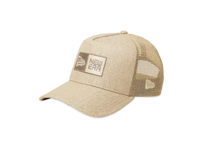 NEW ERA Golf 9Forty A-Frame Tracker Paper Box Logo "Beige"