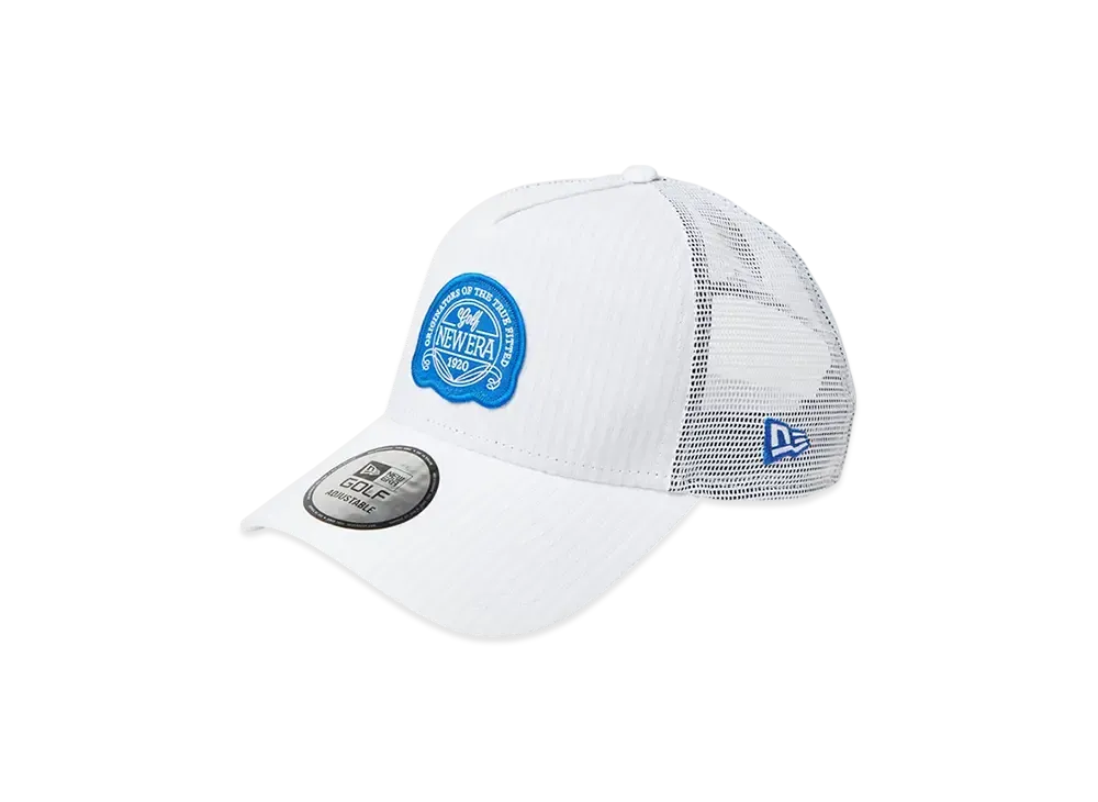 NEW ERA Golf 9Forty A-Frame Tracker Seersucker "White"