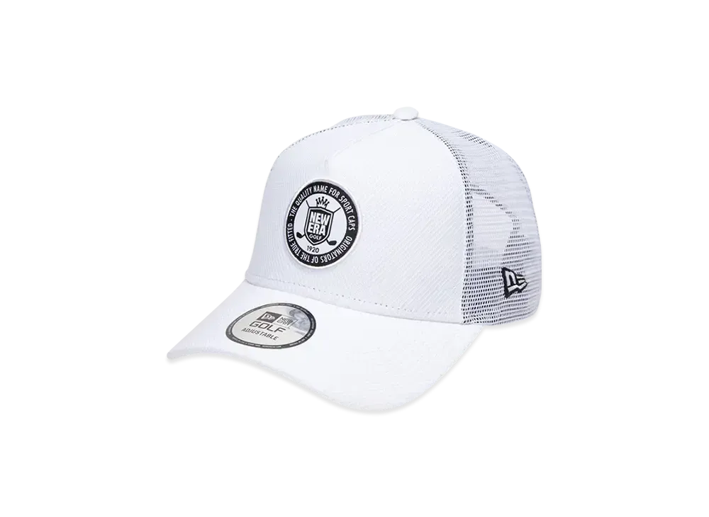 NEW ERA Golf 9Forty A-Frame Tracker Circle Patch "White"