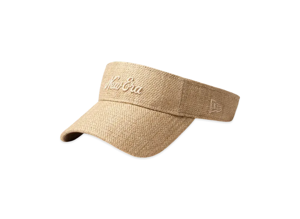 NEW ERA Golf Sun Visor Paper Old Logo "Beige"