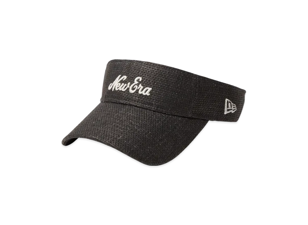 NEW ERA Golf Sun Visor Paper Old Logo "Black"