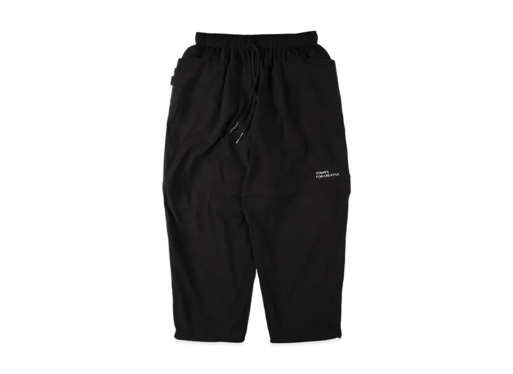 S.F.C / Stripes For Creative Super Wide Detachable Pants "Black"