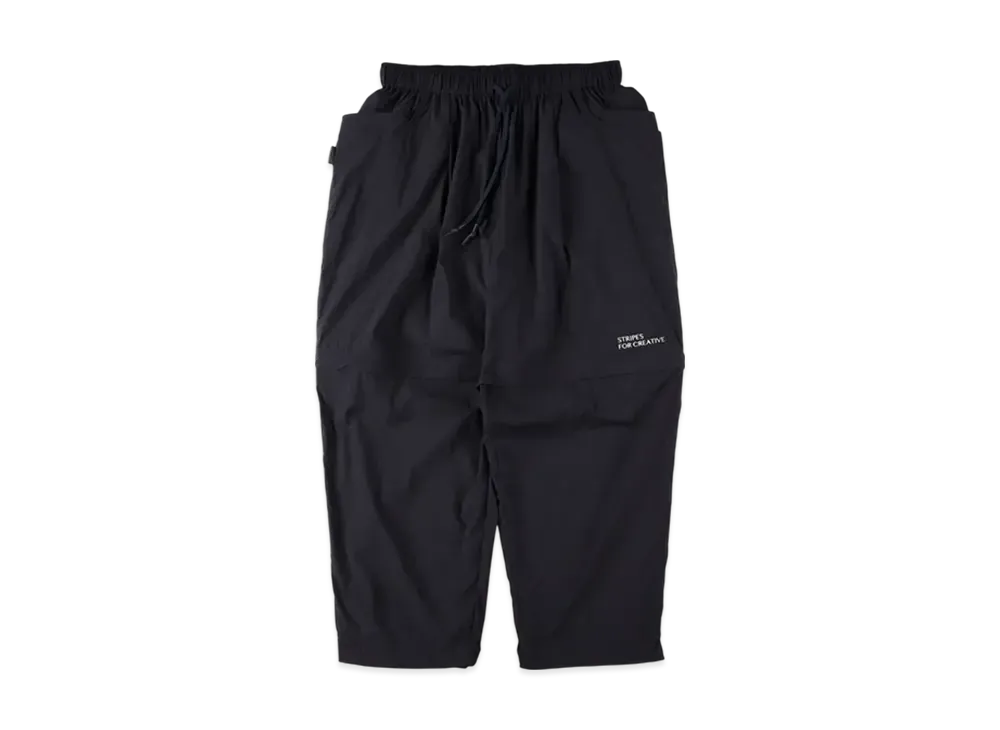 S.F.C / Stripes For Creative Super Wide Detachable Pants "Navy"