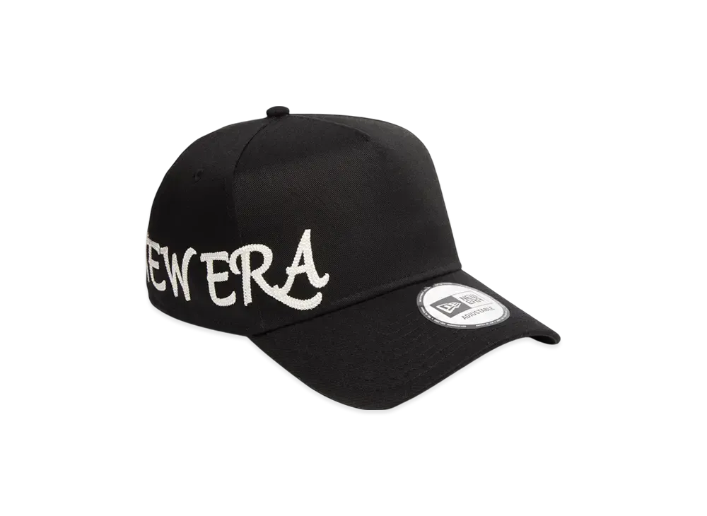 NEW ERA 9Forty A-Frame Chain Stitch Essential "Black"