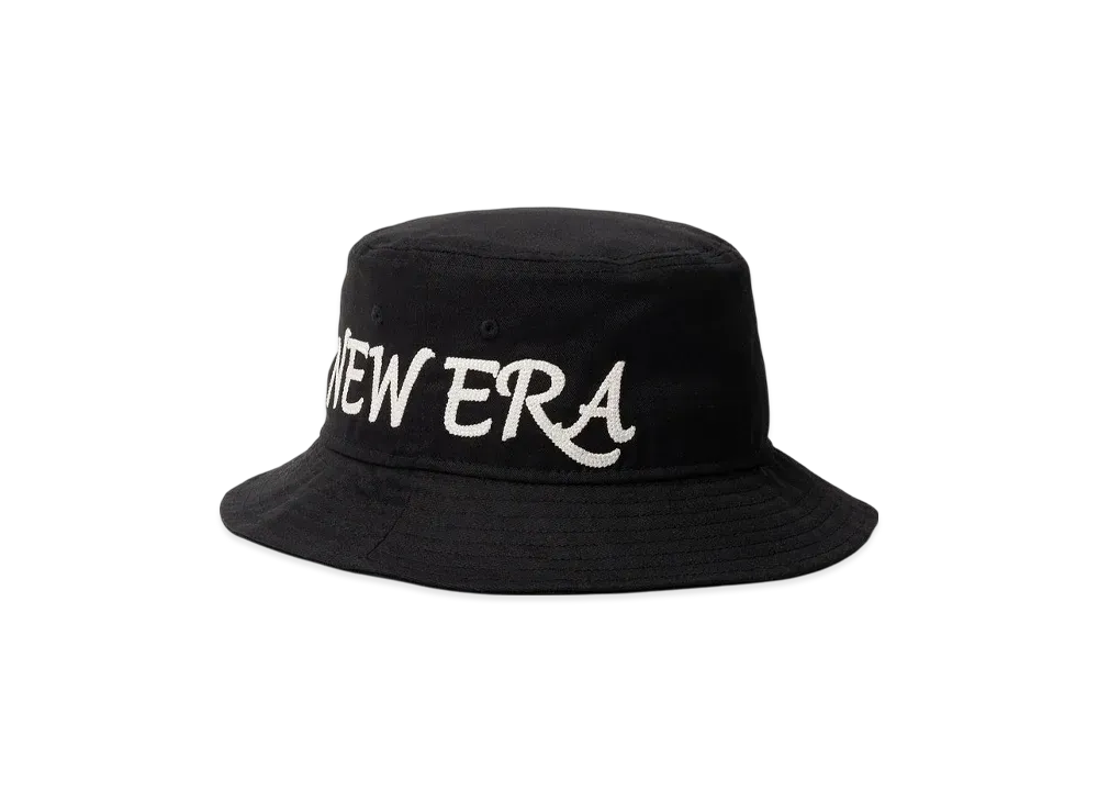 NEW ERA Bucket 01 Chain Stitch Essential "Black"
