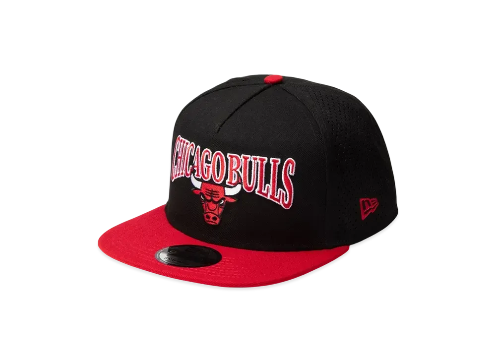 NEW ERA 9Fifty A-Frame NBA 2-Tone Chicago Bulls "Black/Scarlet"