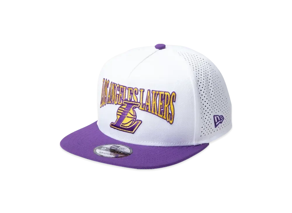 NEW ERA 9Fifty A-Frame NBA 2-Tone Los Angeles Lakers "White/True Purple"