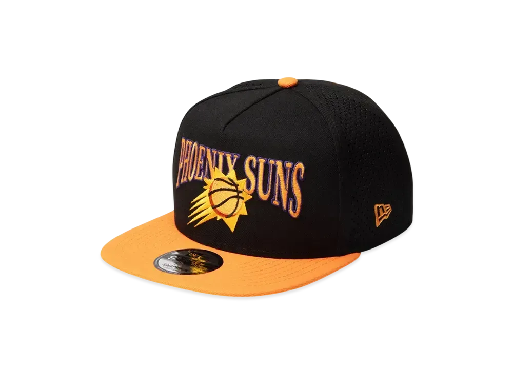 NEW ERA 9Fifty A-Frame NBA 2-Tone Phoenix Suns "Black/Orange Popsicle"