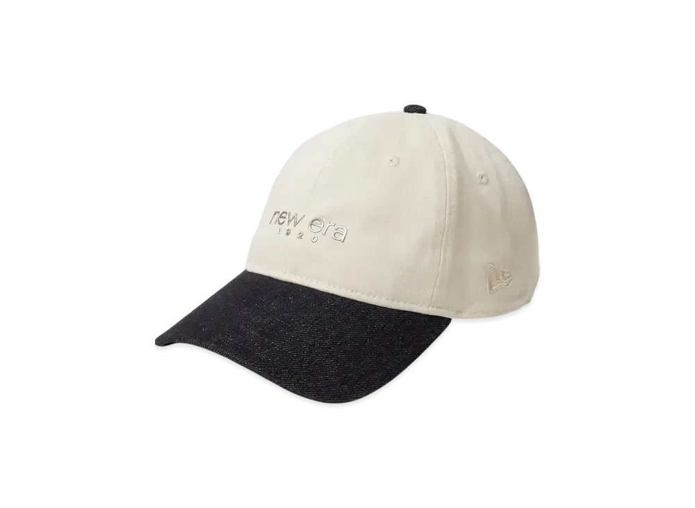NEW ERA 9Twenty 2-Tone TPU Logo "Light Cream/Black Denim"