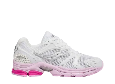 サッカニー ウィメンズ プログリッド トライアンフ4 "ホワイト/ピンク"