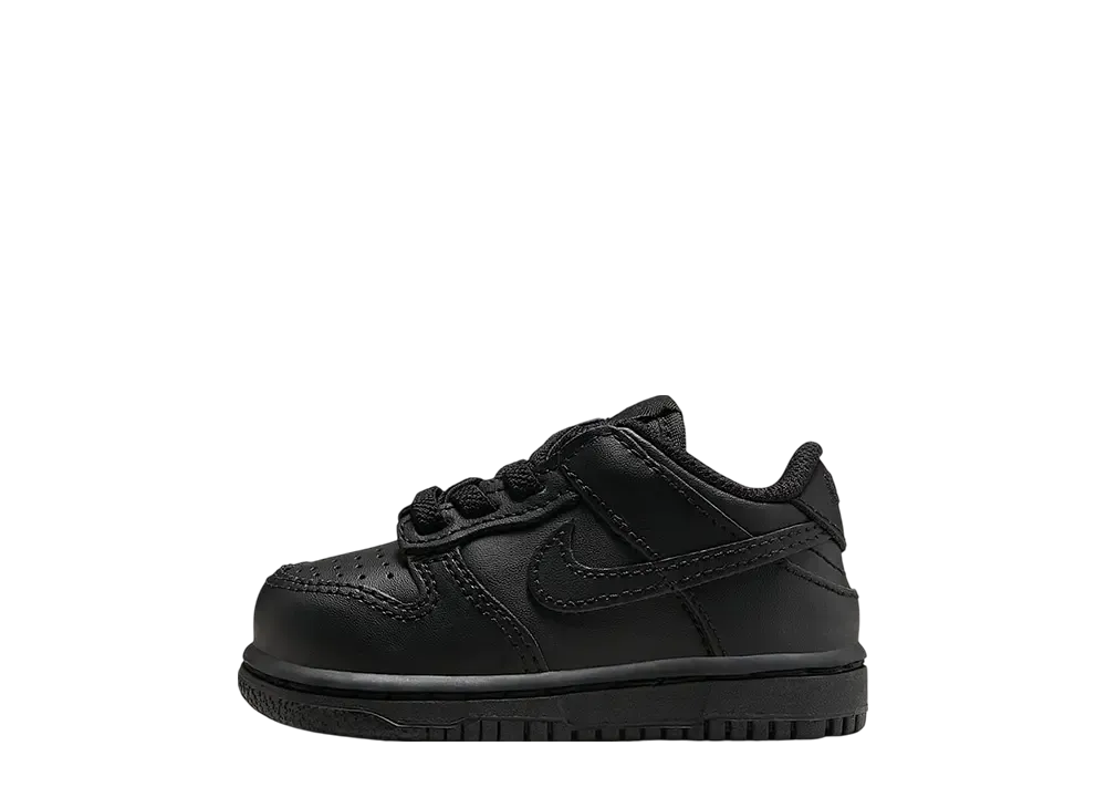 ナイキ TD ダンク ロー "トリプルブラック" (キッズ)