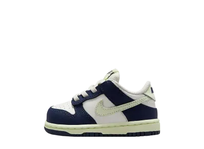 ナイキ TD ダンク ロー "セイル/ミッドナイトネイビー/ボルトティント/ボルトティント" (キッズ)
