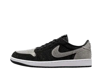 Swarovski × Nike Women's Air Jordan 1 Low OG "Crystal/Shadow"