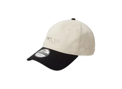 NEW ERA 9Twenty 2-Tone TPU Logo "Light Cream/Black"