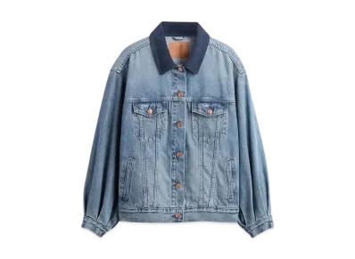 GAP x DOEN Oversized Icon Denim Jacket "Washed Medium Blue"
