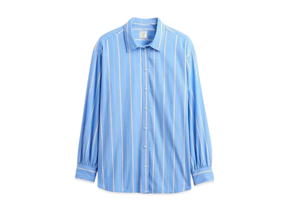 GAP x DOEN Organic Cotton Poplin Pajama Shirt "Union Blue"