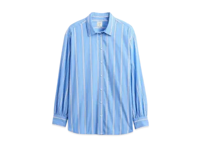 GAP x DOEN Organic Cotton Poplin Pajama Shirt "Union Blue"