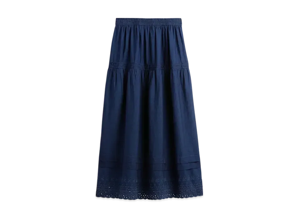 GAP x DOEN Midi Skirt "Medium Indigo"