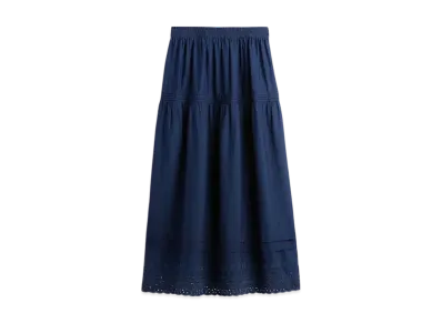 GAP x DOEN Midi Skirt "Medium Indigo"