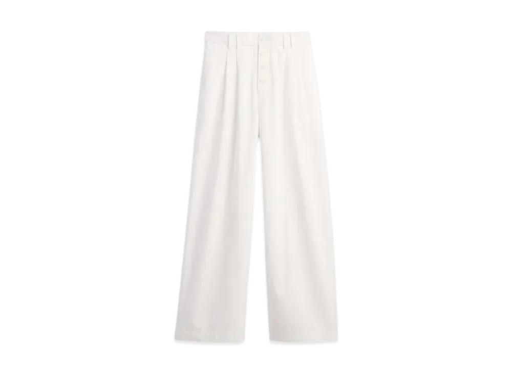 GAP x DOEN High-Rise Pleats Trousers "New Off White"