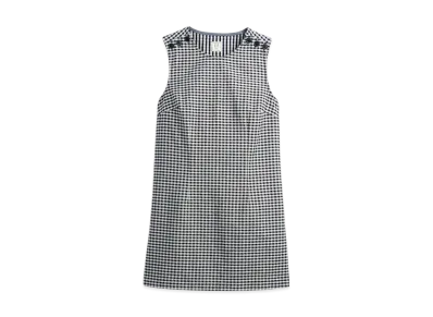 GAP x DOEN Gingham Check Denim Midi One Piece "Blue Gingham Check"