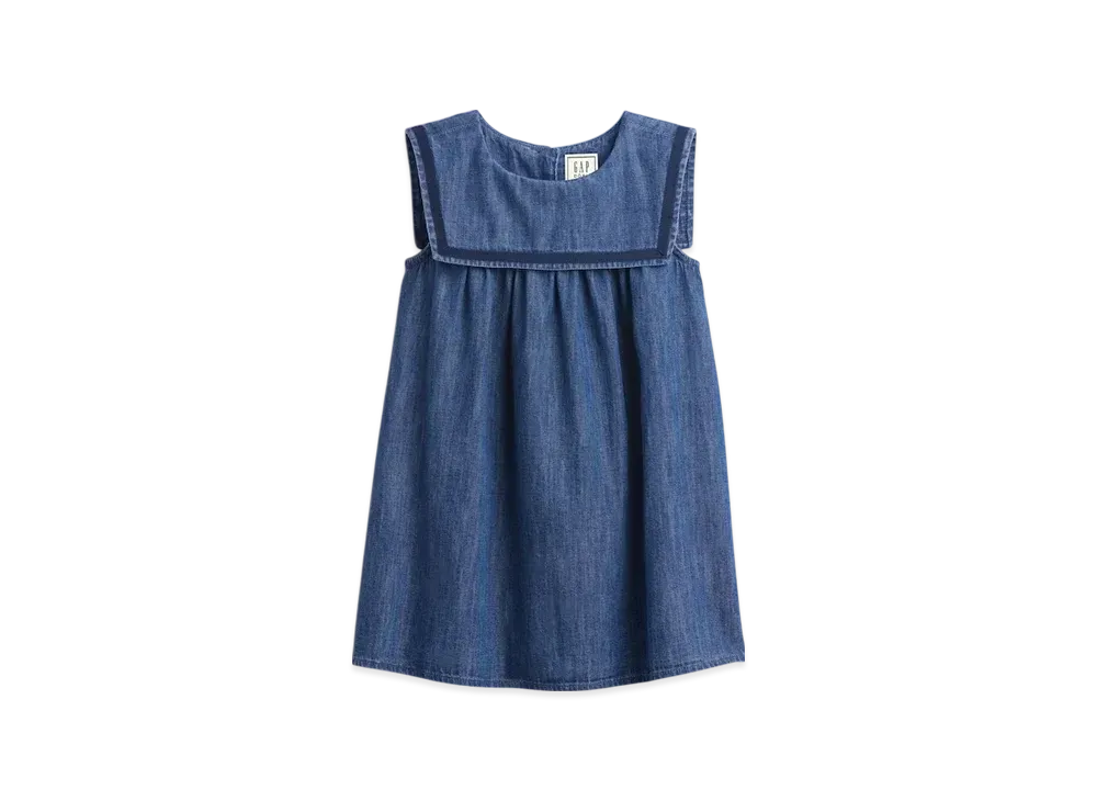 GAP x DOEN Denim Sailor One Piece (Baby) "Medium Indigo"