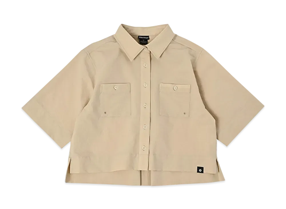 Marmot Women's DA Breathable S/S Shirts "Light Beige"