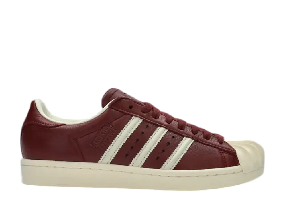 THUG CLUB × adidas Superstar Vintage "College Burgundy/Cream White"