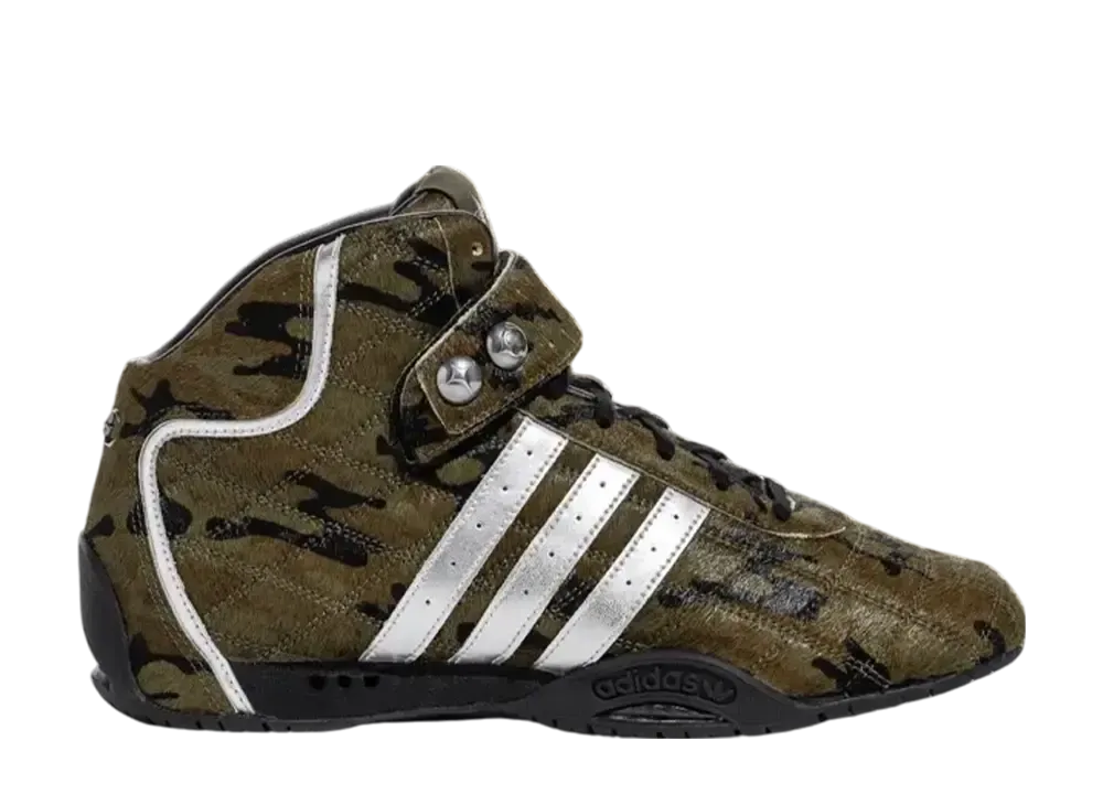 THUG CLUB × adidas Adiracer High "Focus Olive/Silver Metallic/Core Black"