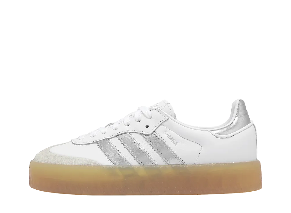 adidas Women's Sambae "Footwear White/Silver Metallic"