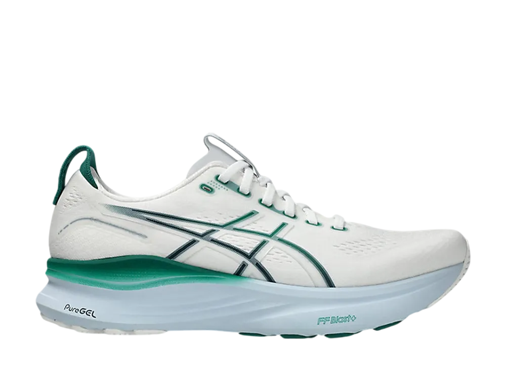 アシックス ゲルカヤノ32 "ホワイト/ジャスパーグリーン"