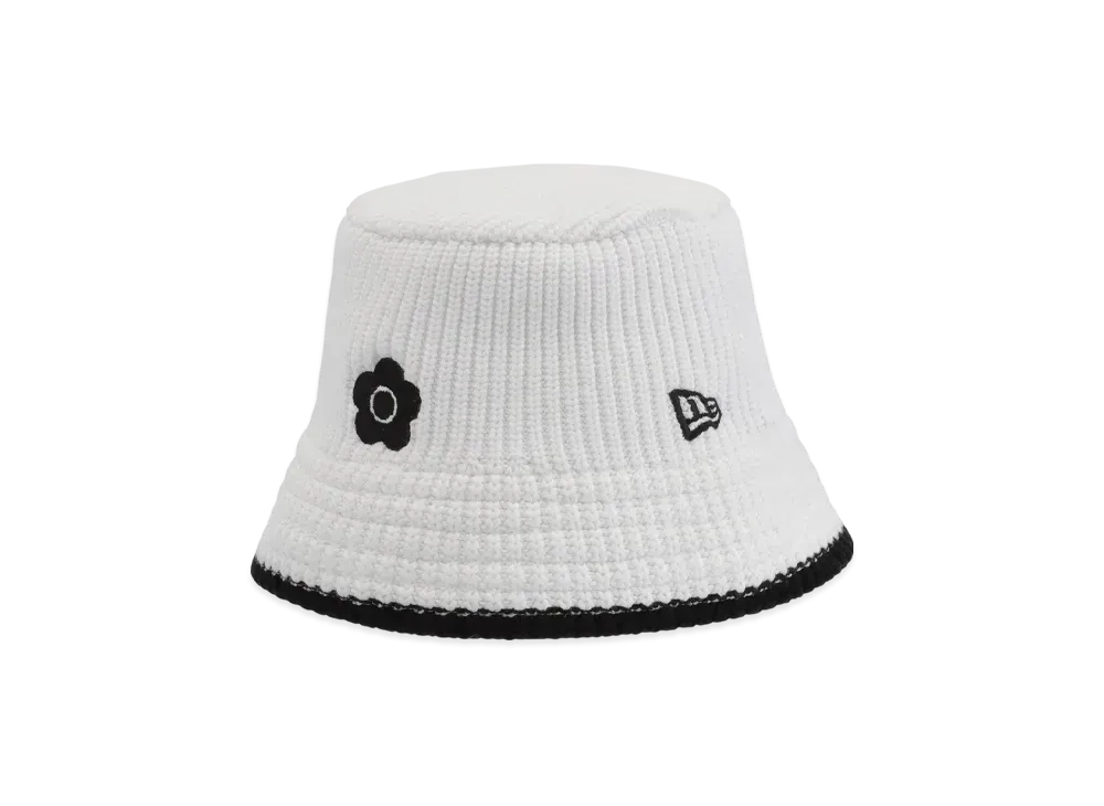 NEW ERA x MARY QUANT Knit Bucket Hat "White"