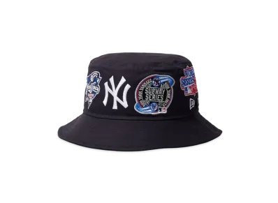 NEW ERA Bucket 01 MLB Many Patch New York Yankees "Navy"