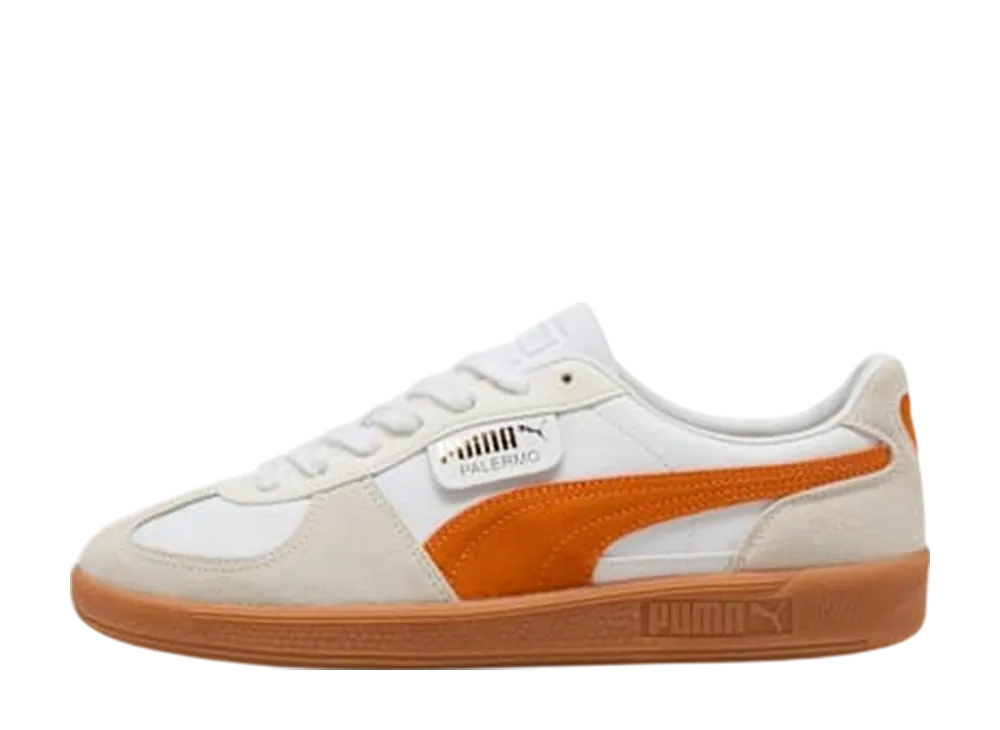 プーマ パレルモ レザー  "プーマホワイト/ウォームホワイト/オレンジグロー"