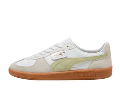 Puma Palermo Leather "Puma White/Vapor Gray/Pistachio Green"