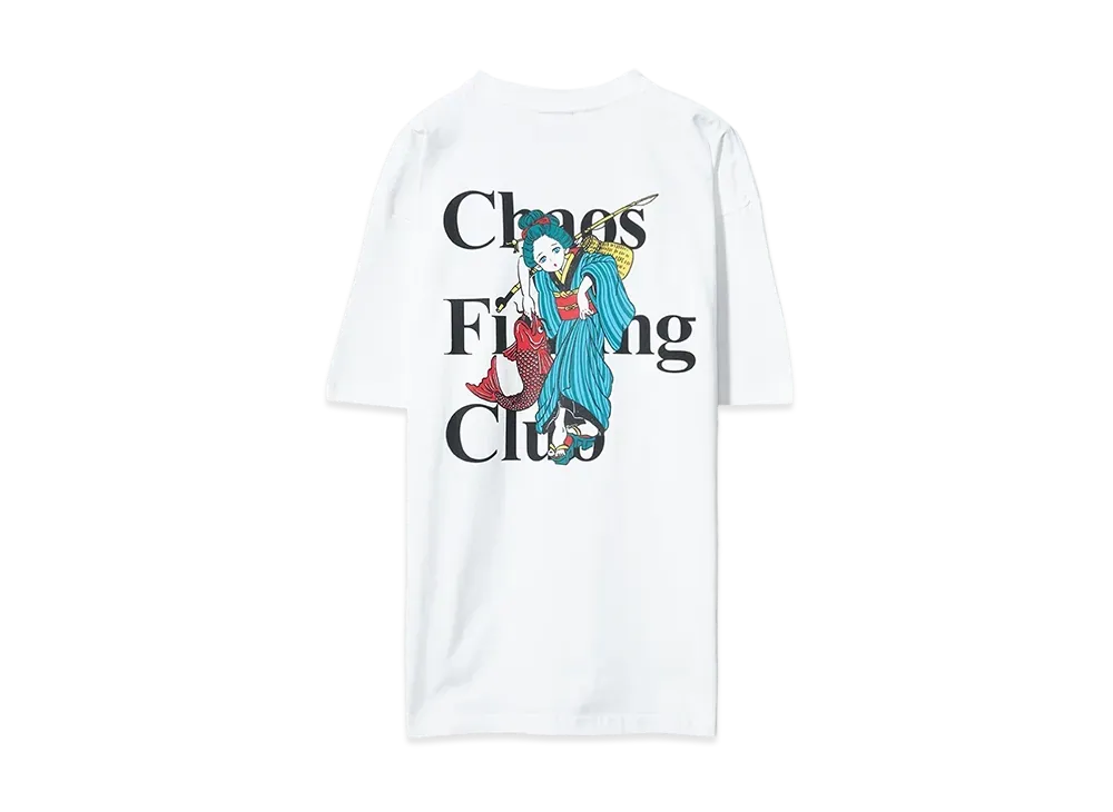 Chaos Fishing Club The Original Fishing Girl T-Shirt S/S "WHITE"