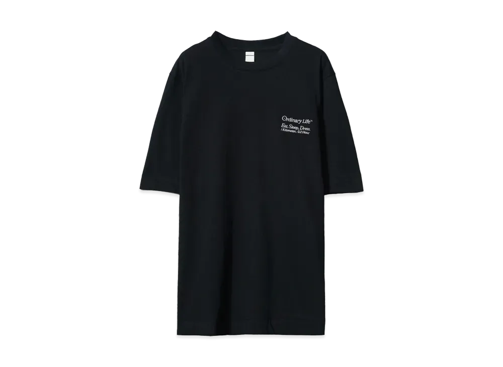 SHINYAKOZUKA ORDINARY S/S TEE(ISSUE#6) "COLOURLESS BLACK"