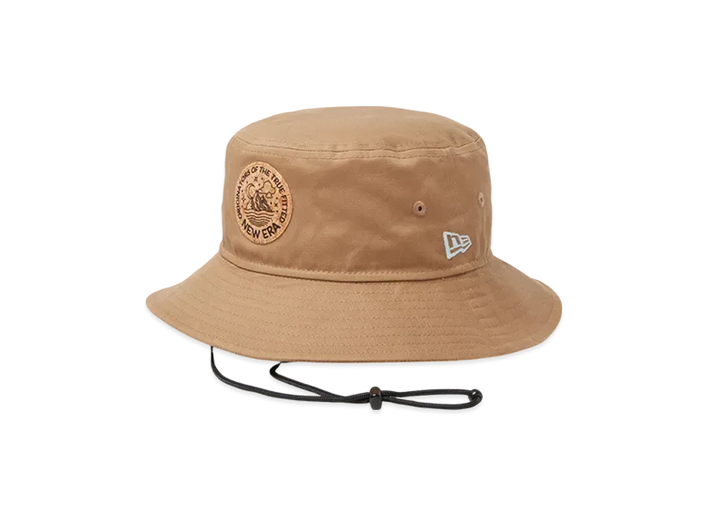 NEW ERA Outdoor Adventure Light Circle Logo Cork Patch "Khaki"