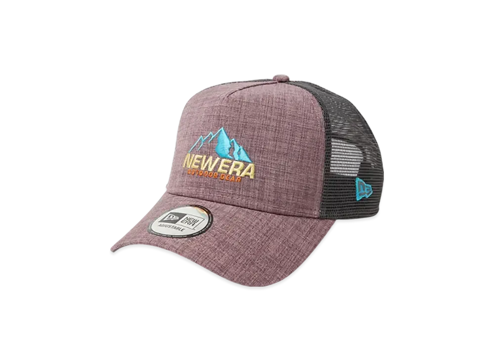 NEW ERA Outdoor 9Forty A-Frame Tracker Mountain Logo Reflax "Dark Gray"