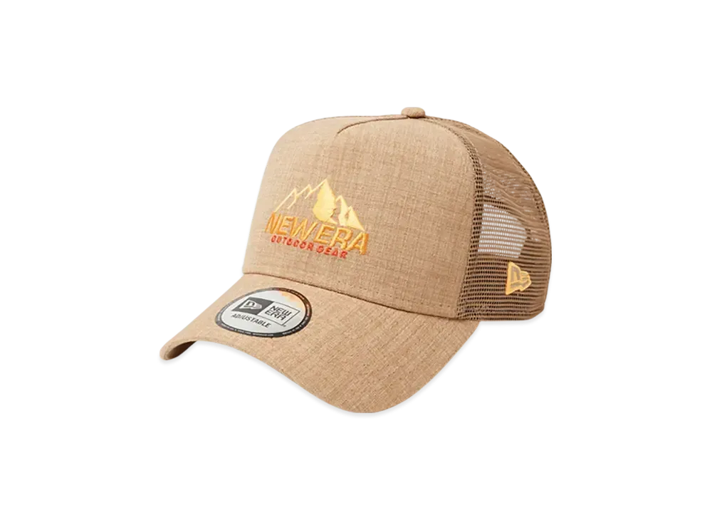 NEW ERA Outdoor 9Forty A-Frame Tracker Mountain Logo Reflax "Khaki"